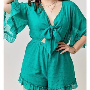 Franceses green romper